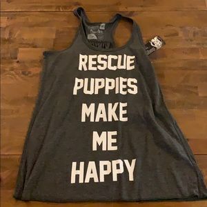 Puppies Make Me Happy Tank